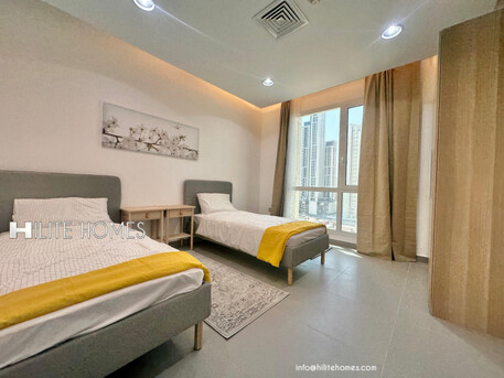 Kuwait City, Apartments/Houses, KWD 1100/month,  Furnished,  3 BR,  Brand New Three Bedroom Fully Furnished Apartment In Kuwait City