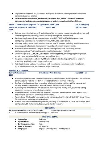 Makkah, Job Seekers, IT Infrastructure | Network | Cloud Engineer | Oracle Aconex Administrator