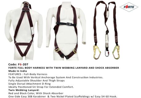 Jeddah, Heavy Equipment, SAR 90,  Full Body Safety Harness - Jeddah - 0561777667