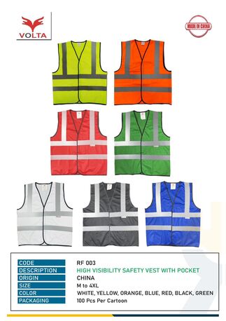 Jeddah, Materials, SAR 15,  High Visibility Safety Vest PPE - Jeddah - 0561777667