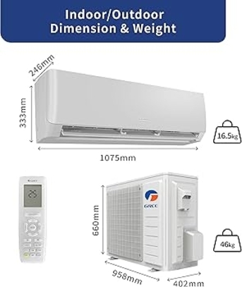 Riyadh, Air Conditioners, SAR 1800,  GREE 2 TON WIFI NEW CONDITION SPLIT AC