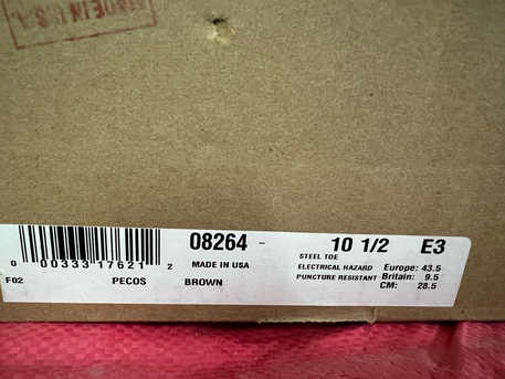 Khobar, Materials, SAR 50,  Red Wings Safety Shoes