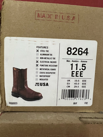 Khobar, Materials, SAR 50,  Red Wings Safety Shoes