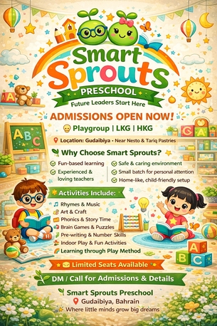 Gudaibiya, Daycare, Smart Sprouts Preschool &ndash; Gudaibiya, Bahrain