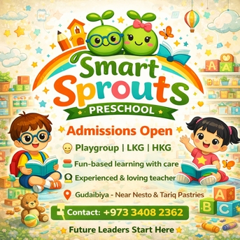Gudaibiya, Daycare, Smart Sprouts Preschool &ndash; Gudaibiya, Bahrain