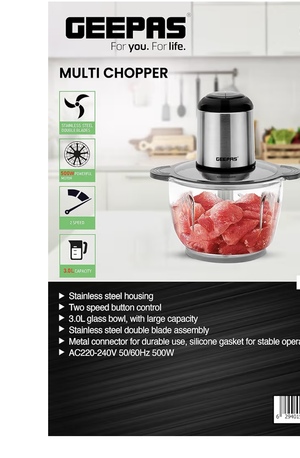 Riyadh, Electronics, SAR 120,  3L Compact Multi Chopper, Cheepas