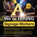 Signage Wokers