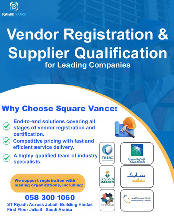 Jubail, Construction, Vendor Registration For Leading Companies