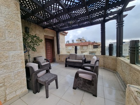 Abdoun, Apartments/Houses, JOD 17000/year,  Furnished,  3 BR,  375 Sq. Meter,  Furnished Rooftop For Rent In Abdoun