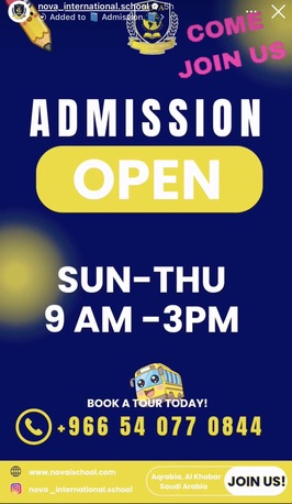 Khobar, General, Admissions Open (2025-2026) Register Now