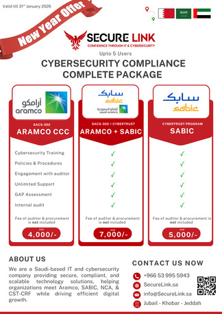 Yanbu, Computer, New Year Cybersecurity Compliance Package Aramco & SABIC (KSA)