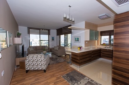 Amman, Apartments/Houses, JOD 1200/month,  Furnished,  2 BR,  115 Sq. Meter,  Modern 2 BR Furnished Apartment With A View