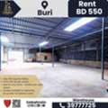 BHD 550,  500 Sq. Meter,  Warehouse / Store For Rent In Buri &ndash; 500 m? &ndash; Only 550 BD