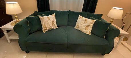 Riyadh, Furniture, SAR 800,  6 Seaters Sofa And 6 Chairs Dining Table For Sale