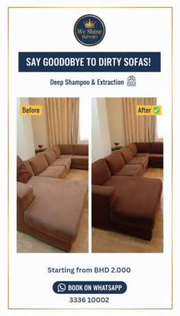 Saar, Cleaning, ​"Dirty Sofa? We Come To Your Doorstep TODAY! 🏠🚗"