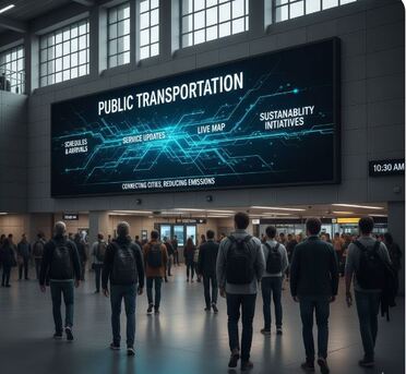 Mumbai, Business, Digital Signage Solutions For Public Transportation