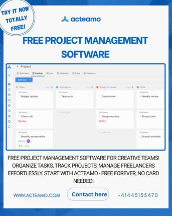 Geneva, Business, Free Project Management Software | Freelance Management Tools