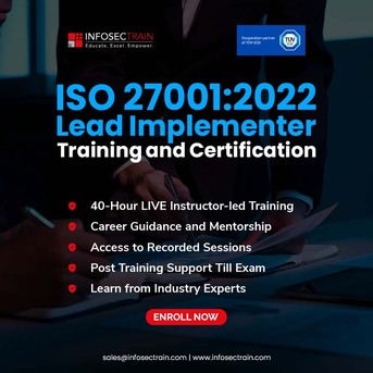 Dubai, Lessons Offered, ISO 27001 LI Online Training Course | InfosecTrain Certification