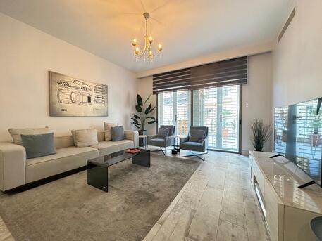 Abdoun, Apartments/Houses, JOD 14000/year,  Furnished,  2 BR,  110 Sq. Meter,  Ground Floor Apartment For Rent In Abdoun