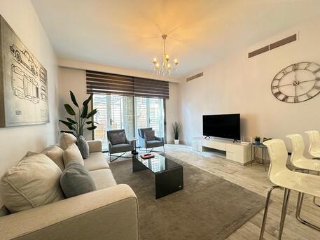 Abdoun, Apartments/Houses, JOD 14000/year,  Furnished,  2 BR,  110 Sq. Meter,  Ground Floor Apartment For Rent In Abdoun