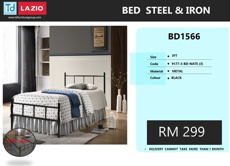 Kuala Lumpur, Furniture, MYR 148,  Heavy Duty Metal Bunk Beds & Mattresses - For Workers Hostel / Asrama