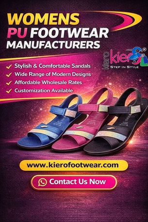 Haryana, Sporting Goods, INR 250,  Women&rsquo;s PU Footwear Manufacturers &ndash; Stylish & Comfortable Sandals | Kiero Footwear