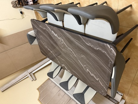 Jubail, Furniture, SAR 1600,  Beautiful Duble Bed With 2 Side Tables  And Dining Table With 8 Chairs For Sale