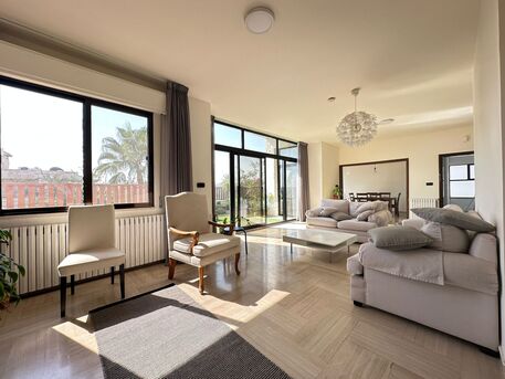 Abdoun, Apartments/Houses, JOD 14000/year,  Furnished,  2 BR,  110 Sq. Meter,  Modern Rooftop Apartment For Rent In Abdoun