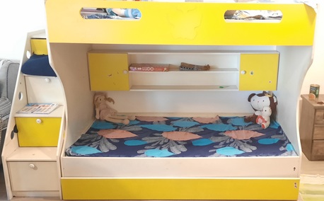 Riyadh, Furniture, SAR 600,  Selling Bunk Bed And Wordrobe