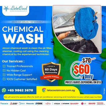 Singapore, Air Conditioning, Aircon Chemical Wash Singapore