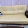 SAR 500,  Genuine Leather Sofa In New Condition