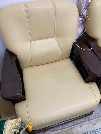 Riyadh, Household Items, SAR 500,  Genuine Leather Sofa In New Condition