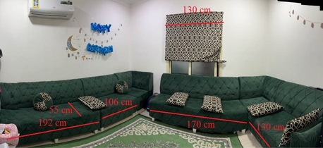 Thuqbah, Furniture, SAR 480,  Living Room 6 Pieces + Free Curtain