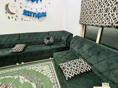 Thuqbah, Furniture, SAR 480,  Living Room 6 Pieces + Free Curtain