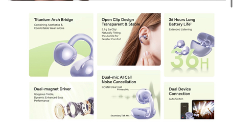 Manama, Mobile Phones, BHD 38,  Brand New Sealed Honor Choice Earbuds Clip With Warranty