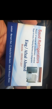 Al Marwah, Air Conditioning, Saud Refrigerators Best AC Repair, Purchase & Sales In Al Marwah ,Safa Jeddah