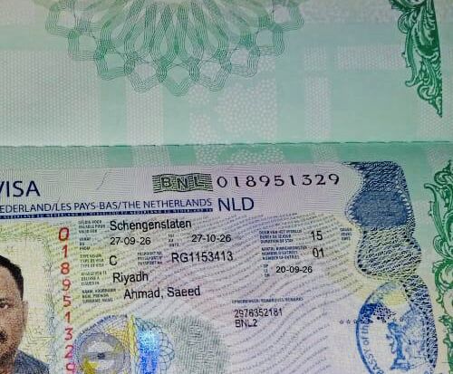 Riyadh, Travel, Netherland Visit Visa 100% (With Sponsor Invitation Letter)