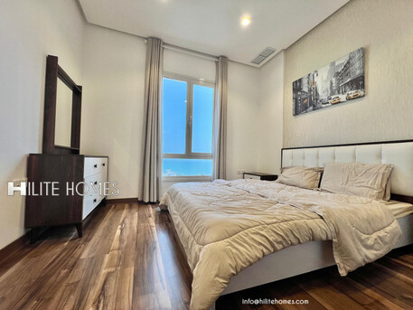 Kuwait City, Apartments/Houses, KWD 500/month,  Furnished,  1 BR,  One Bedroom Fully Furnished Sea View Apartment For Rent In Fintas