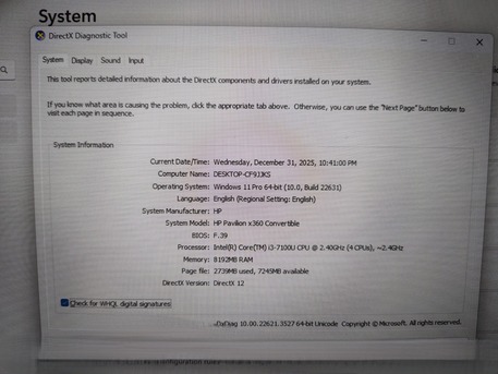 Riyadh, Computers, SAR 600,  Hp Pavilion X360 Convertible I3 7th Gen