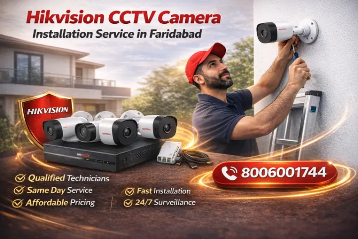 Mumbai, Appliance Repair, Hikvision CCTV Camera Installation Services In Markets & A-Sectors Of Faridabad