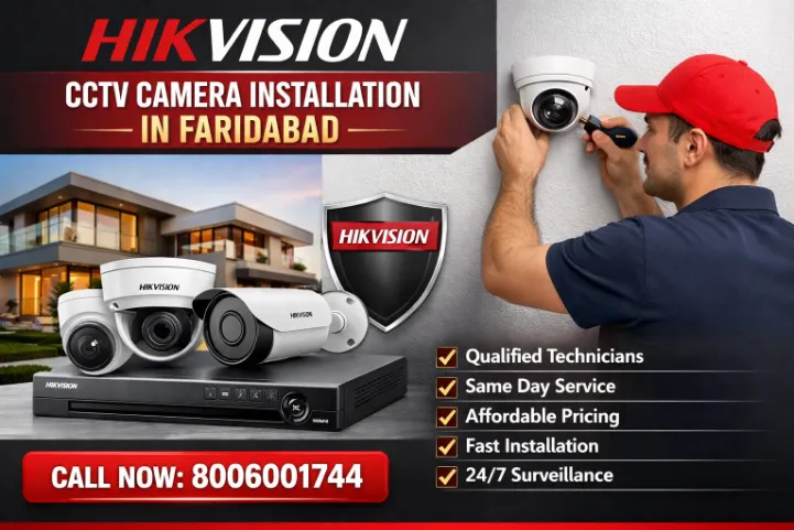 Mumbai, Appliance Repair, Hikvision CCTV Camera Installation Services In Markets & A-Sectors Of Faridabad