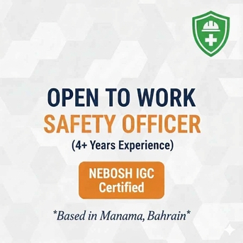 Manama, Job Seekers, Safety Officer