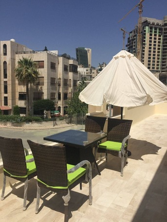 Abdoun, Apartments/Houses, JOD 14000/year,  Furnished,  2 BR,  Roof Top Fully Furnished 2B Apart With Terrace In Abdoun 00962777688956