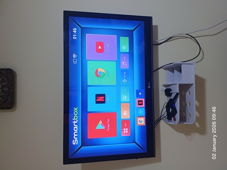 Khobar, Electronics, SAR 250,  LG 42 INCH PLASMA TV WITH SMART BOX ANDROID CONNECTOR X96Q PRO