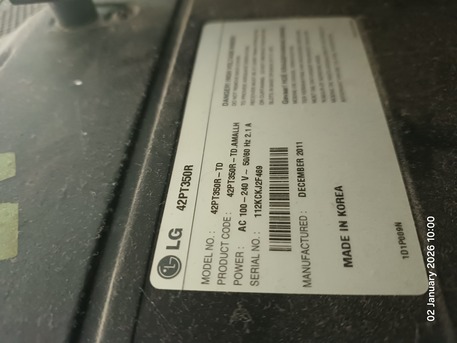 Khobar, Electronics, SAR 250,  LG 42 INCH PLASMA TV WITH SMART BOX ANDROID CONNECTOR X96Q PRO
