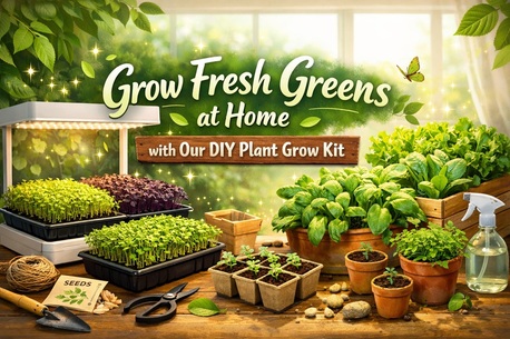 Mumbai, Farm & Garden, Grow Fresh Greens At Home With Our DIY Plant Grow Kit
