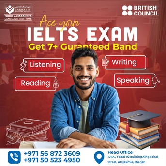 Sharjah, Lessons Offered, Band 7 Plus IELTS Coaching In Sharjah &ndash; Makharia Institute 0568723609