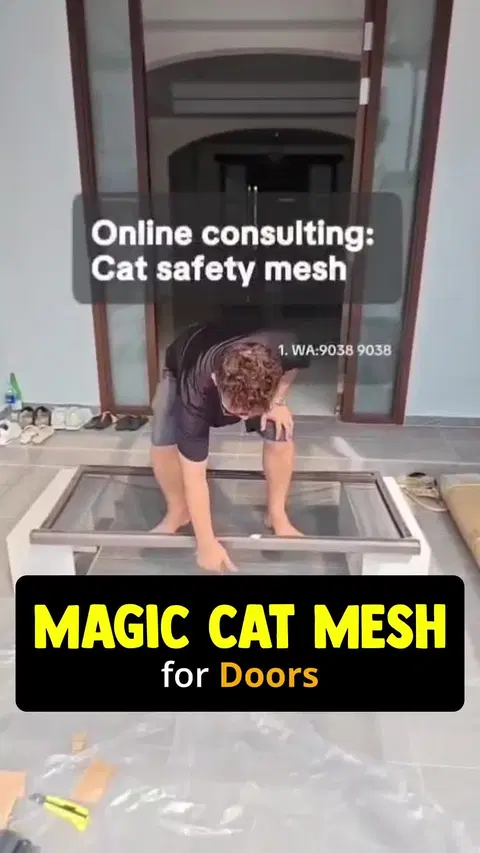 Singapore, Business, Magnetic Cat Mesh | Cat Proof Window Mesh | Cat Safety Net