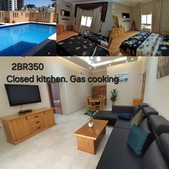 Juffair, Apartments/Houses, BHD 300/month,  Furnished,  2 BR,  Budget Friendly FAMILY Apartments:(BD 300-375) Pool.Gym.Internet.etc(STUDIO@200): TONY