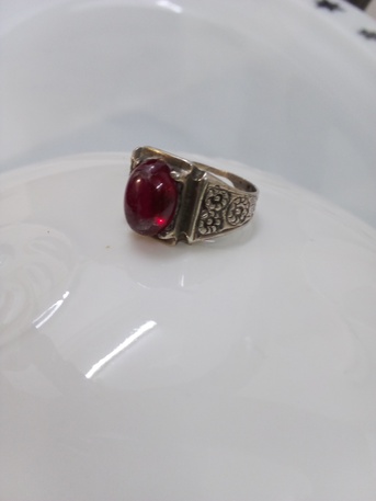 Manama, Jewelry, BHD 300,  Red Ruby Silver Ring